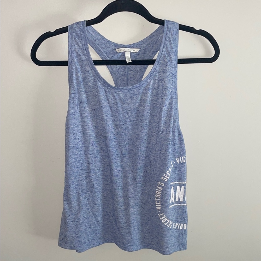 Victoria's Secret Heather Light Blue Racerback Tank